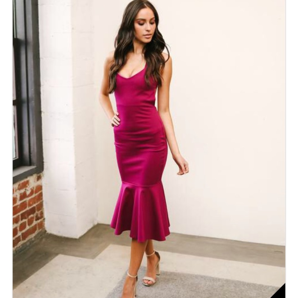 Magenta dress